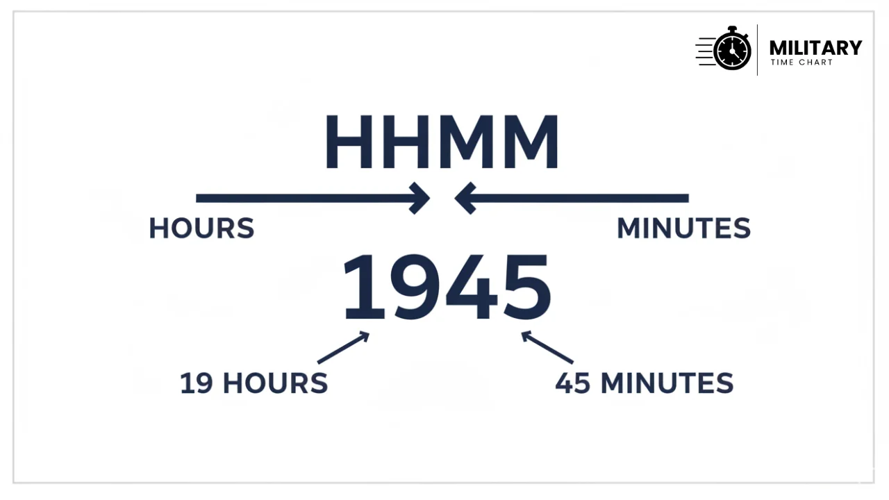 How to read military time format explained visually