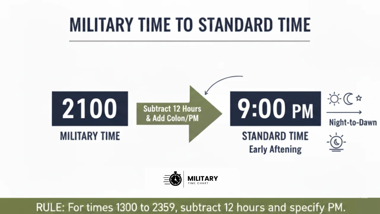2100 Military Time 3 converting 2100 military time to standard time infographic