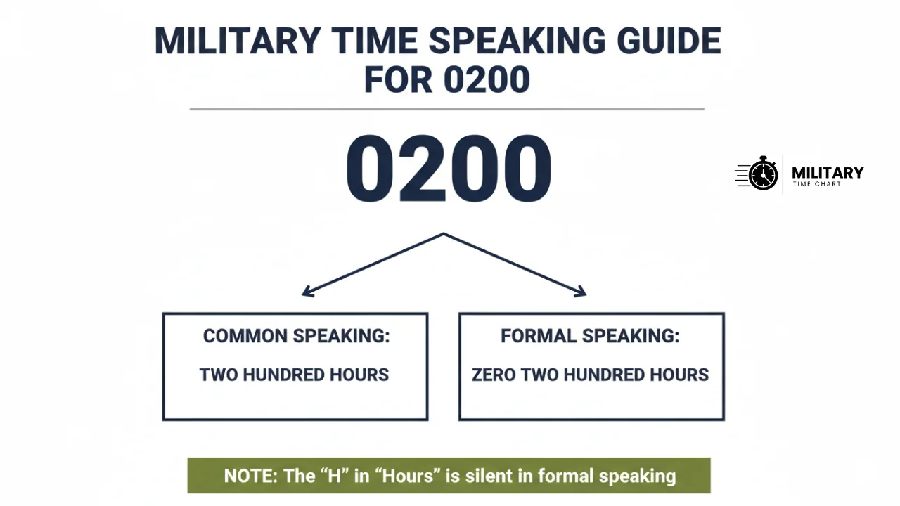 0200 Military Time 2 how to pronounce 0200 in military time infographic