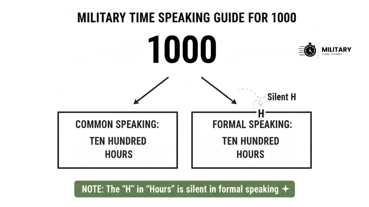 how to pronounce 1000 in military time infographic