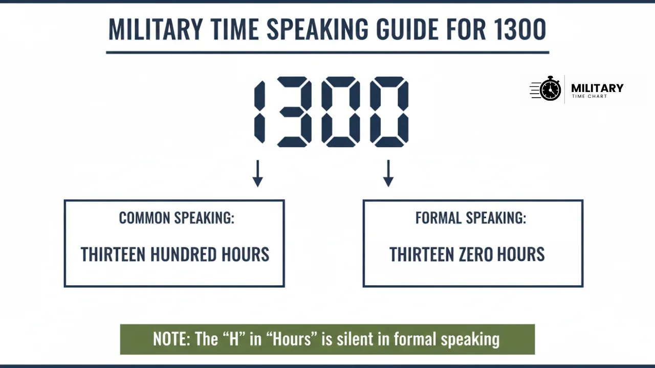 1300 Military Time 2 how to pronounce 1300 in military time infographic